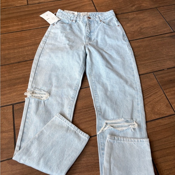 ABRAND 94 High Slim 'Daisy Blue' NWT size 25 - Picture 4 of 5